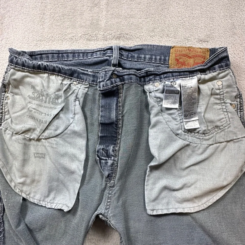 Levi's‎ 559 Relaxed Straight Jeans Tag W36 L32 Distressed Denim (fit 34W x 30L)